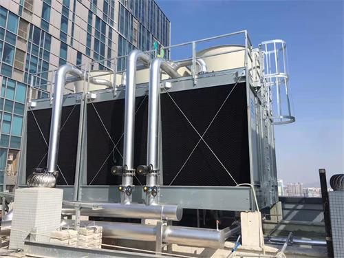 冷卻塔填料更換：閉式冷卻塔工作原理(冷卻塔機組的工作原理圖)